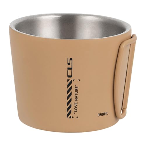 Tasse de camping anti-brûlure grand goulot pour simplifier vos repas outdoor