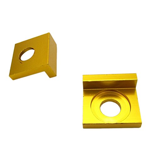 15 mm Pit Dirt Bike CNC liga L bloco corrente ajustador tensor para 110CC 125CC - ouro