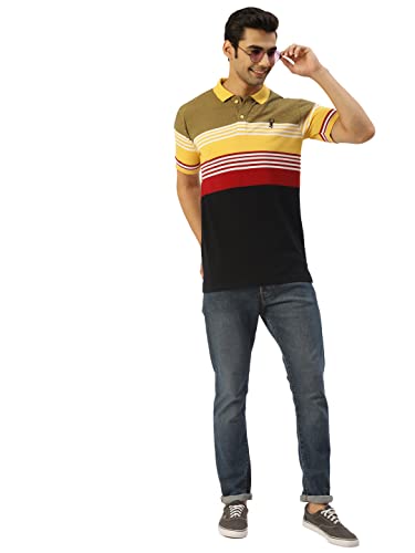 Image of CHKOKKO Men's Cotton Regular Fit Half Sleeves Polo T-Shirt