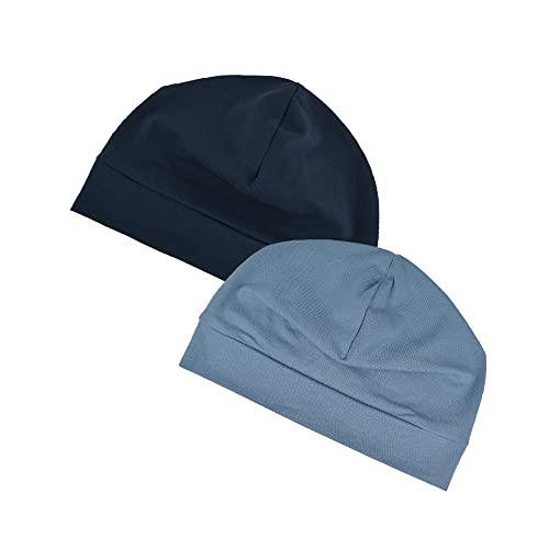 Headshion Cotton Skull Caps For Men Women,4-Pack Lightweight Beanie Sleep Hats Breathable Helmet Liner #TOP7