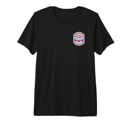 T-shirt Avengers Captain America col rond imprimé écusson Marvel pour homme