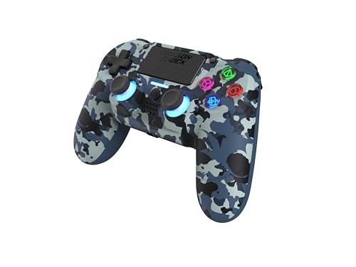 DragonShock - Mizar Wireless Bluetooth Controller for PS4, PC and Mobile, Blue Camo - Image 3