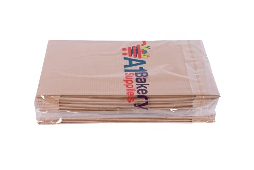 A1BakerySupplies® Men Shirt Box Women Top Box Gift Boxes Wrap Boxes Apparel Gift Boxes with Lids 10 Pack (Kraft Brown)