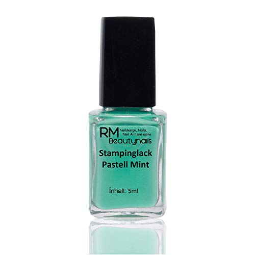 6x5ml Stamping-Lack Pastell Set Rosa Lila Blau Lilac Mint Gelb Nagellack Nail Polish Fingernägel (6er Pack) – Bild 6