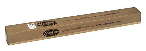 WamBam Traditional 4 by 4-Feet Premium Vinyl Yard and Pool Gate with Powder Coated Stainless Steel Hardware - Thumbnail 6