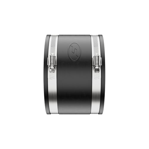Image of Fernco P1056-55 Flexible PVC Pipe Coupling for Cast Iron, Plastic or Steel to Cast Iron, Plastic or Steel Plumbing Connections