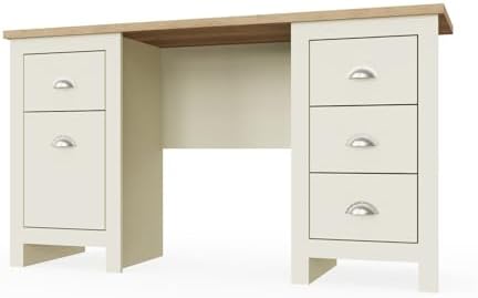 Computer Desk with Cabinet and Bookshelf, Home Office Desk with 3 ...