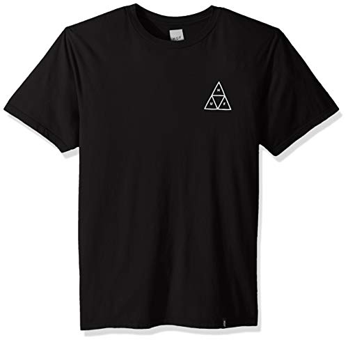 HUF Herren Essentials TT S/S Tee T-Shirt, schwarz, Groß