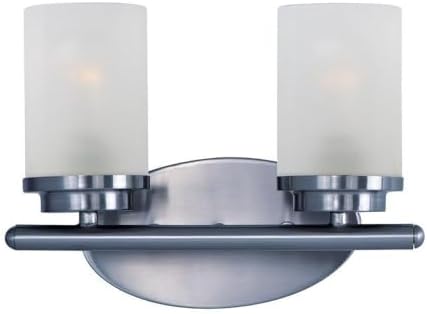 Maxim Corona-2 Light Contemporary Bath Vanity in Contemporary style-12 Inches Wide by 9 inches high-Polished Chrome Finish