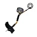 PyleSport Metal Detector - Waterproof Search Coil Extendable Locating Arm 41.3" to 51.2" w/Adjustable Sensitivity and Headphone Jack - Built-in Speaker w/Detection Ping Alert Battery Operated PHMD53