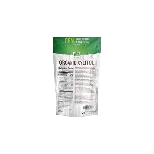 image for NOW Foods, Organic Xylitol, Pure with No Added Ingredients, Keto-Frien