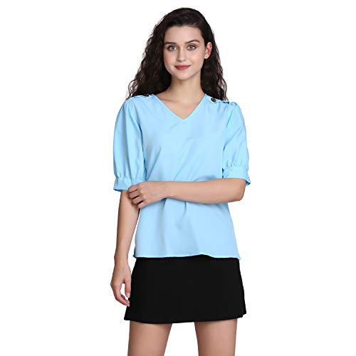 Image of Lymio Women's Solid Regular Fit TOP