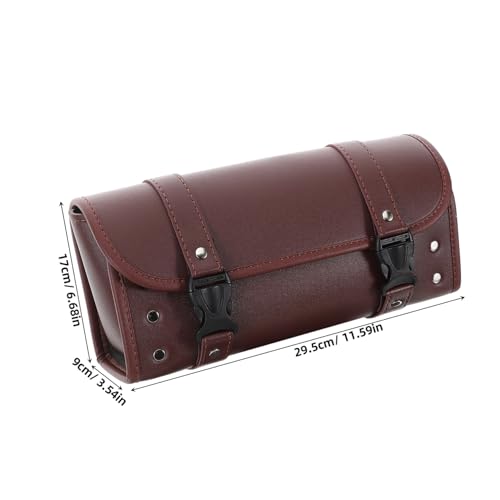 Bolsa trasera retro para motocicleta VALICLUD resistente al clima con fácil instalación, múltiples compartimentos para herramientas y accesorios miniatura 2