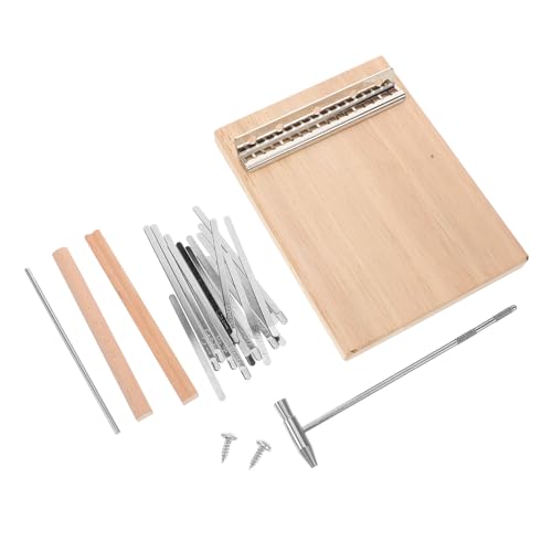 TENDYCOCO 鍵 カリンバ フィンガーピアノ 木製 ポータブル 携帯便利 刻印付き音符 初心者向け 小型楽器 家用 音楽アクセサリー