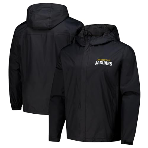 Image of Dunbrooke Men's NFL Tropic Waterproof Packable Full-Zip Hoodie Jacket
