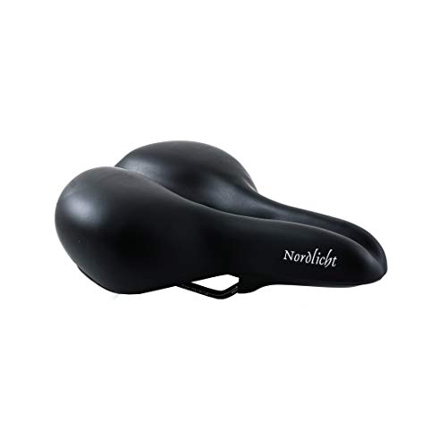 Selle de vélo standard noire Nordlicht amortit les chocs de la route