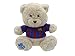 Produktbild CYPBRANDS FC Barcelona, Teddybär, Plüsch, 20 cm, Spielzeug, Bär mit T-Shirt, Fußball, Beige, offizielles Produkt