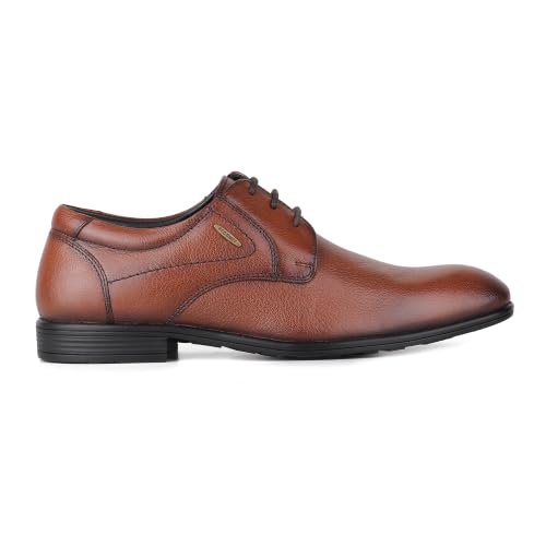 Image of Red Chief Formal Low Ankle Derby Shoes for Men RC3976LR Tan