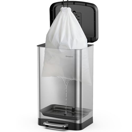 Lovewind Kitchen Trash Can, 16 Gallon/ 60 Liter Stainless Steel