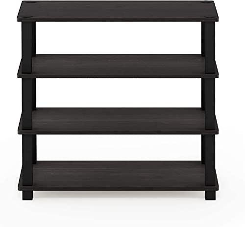Image of Ash & Roh 4-Tier Shoe Rack, Organizer Storage for Closet Sturdy Boots Shoes Storage for 12-15 Pairs, Free Standing Shoe Shelf for Entryway, Bedroom, Front Door (Shoes Rack)
