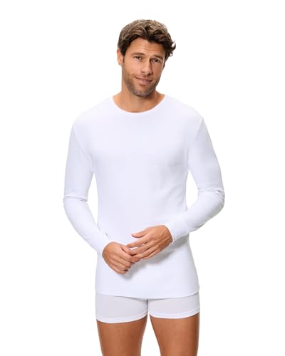 Abanderado Camiseta Manga larga Cuello Redondo Térmico Algodón de invierno Hombre x1