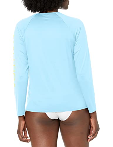 Image of Nautica Women's Long Sleeve Rashguard - Quick-Dry, UPF Protection, Swim Shirt, Pool, Beach, Hiking, Yoga, Volleyball