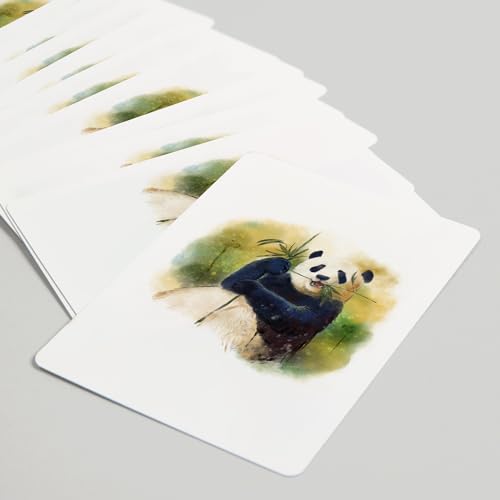 Baraja de Poker Panda Acuarela 52 Cartas para Adultos miniatura 5