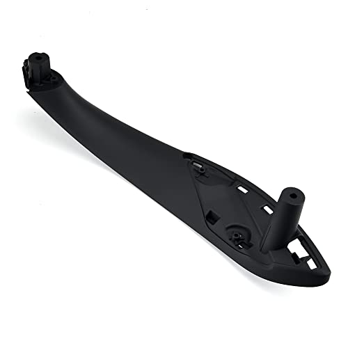 MKptopia 1 pièce avant/droite poignée de porte intérieure couverture de panneau intérieur de voiture compatible avec B-MW 3 série F30 F31 F32 F33 F34 F35 F36 F80 F82 F83-Front-Noir