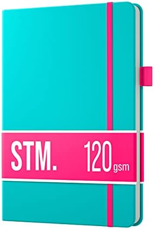 Bullet Dotted Journal Dot Grid Notebook | B6 Daily Journaling Small Pocket Notebooks for Writing | 120gsm Thick Paper, Hard cover, Lay Flat Binding | 4 x 5.8 Journals Cuaderno Libretas de apuntes