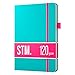 Scribbles That Matter (Iconic Version) Square Grid Journal Notebook Diary A5 - Elastic Band - Beautiful Designer Cover - Premium Thick Paper (Teal)