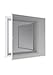 Produktbild Windhager Insektenschutz Expert Spannrahmen Fliegengitter Alurahmen für Fenster, 140 x 150 cm, weiß, 04338