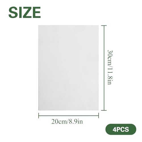 4 Stück Sublimations Foto Rohlinge,300x200x0,5 mm Aluminium Sublimation Fotoschilder Sublimationsrohlinge Weiße Wärmeübertragung Aluminiumrohlinge，für DIY Druckwand Raumdekoration Posterrahmen