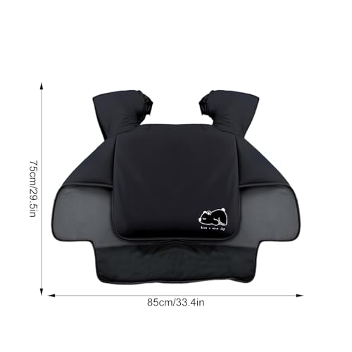 Edredón a prueba de viento para motocicleta impermeable con bolsillo protector 6