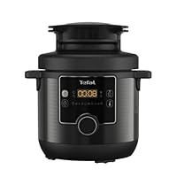 TEFAL Turbo Cuisine Maxi & Fry XXL 7.6L Multi-Cooker/Slow Cooker/Pressure Cooker, Black