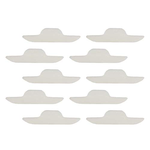 Deevoka 10 Peças Descartáveis ​​almofadas de Pescoço Suor Colarinho Autoadesivo Pescoço Almofada Bra