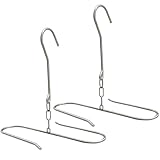 2Pack Fishing Waders Boot Hangers, Stainless Steel Wading Boots Hanger, Wader Hangers for Drying Fishing/Hunting Waders, Boot Drying and Storage Drying