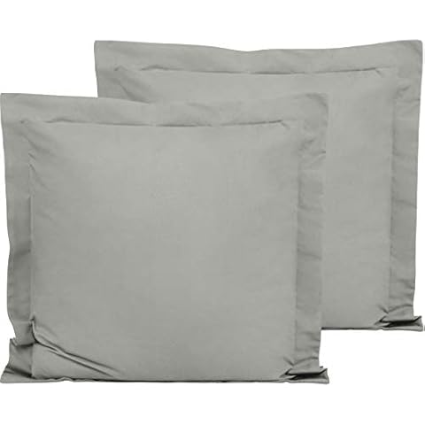 FLXXIE Microfiber Euro Pillow Shams Cover