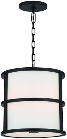 Crystorama Brian Patrick Flynn Hulton 3 Light Matte Black Mini Chandelier