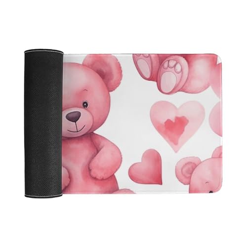 Peach Style Bear Mouse Pad Gaming 60 x 30 cm Antideslizante miniatura 3