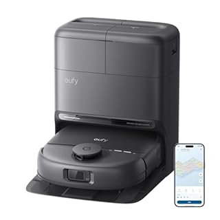 eufy New 2026 Robot Vacuum Cleaner With Mop,C28 Omni,HydroJet Self-Cleaning Roller Mop,Upgraded from X10 Pro,15,000Pa Suction,All-in-1 Station,Tangle-Free,Auto Mop Washing&Drying,AI Obstacle Avoidance