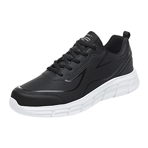 Generisch 2026 Zapatos deportivos casuales impermeables para hombre al aire libre con cordones Zapatos transpirables de fondo suave con plataforma de piso suave zapatillas de deporte para hombre