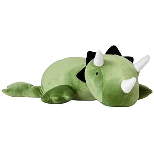 Murezima Toys en Peluche de Dinosaures, 23,6 Pouces Oreiller Moelleux de Dinosaure en Peluche, poupées d'animaux en Peluche pondérés Dinosaures, Jouet câlin en Peluche pour Les Enfants Cadeau Cover