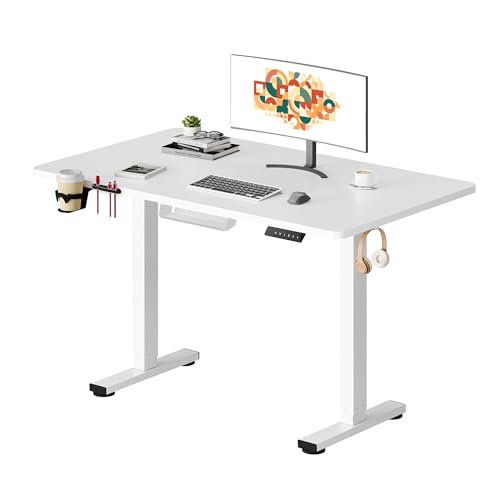 SANODESK Escritorio Elevable Eléctrico 110x54 cm...