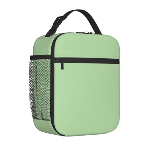 LWDZLHD Light Sage Green Lunch Box Insulated Lunch Bag for