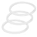 County Line Kitchen Replacement Seals for Cold Brew Filters Used with Stainless Steel Lids or Ball White Plastic Lids (Filter Seals 3 Pack)