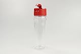Original Tupperware TUPPERWARE Manhattan 1 L rot Ausgießer Essig Öl Soja Sauce Servieren