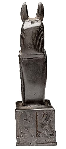 Estatua de Anubis Arrodillado Negra 5 pulgadas miniatura 2