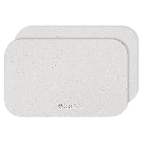 トスレ フィーディングマット ペット専用 アウトレット 珪藻土 水飲み 吸水 マット 2枚セット 犬 猫 水飲み トレー スモール 訳あり 日本製 北海道稚内珪藻土