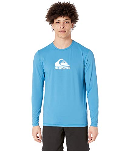 Quiksilver Men's Solid Streak Long Sleeve Rashguard UPF 50+ Sun Protection