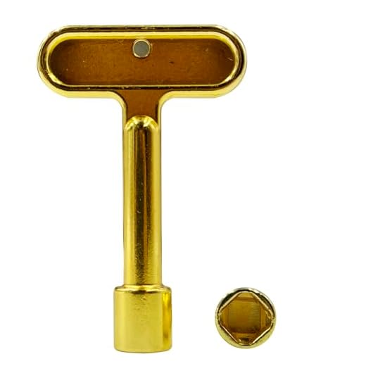 YETTAT P1300-PART-13-KEY Water Key|Water Spigot Key Suitable for Wall Hydrant and Faucets Valves,Z1300 Series - 3/8"" Square Driver x 3 1/4"" L